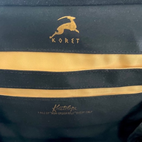 Koret Black Suede Vintage Handbag with Change Purse - Picture 7 of 10